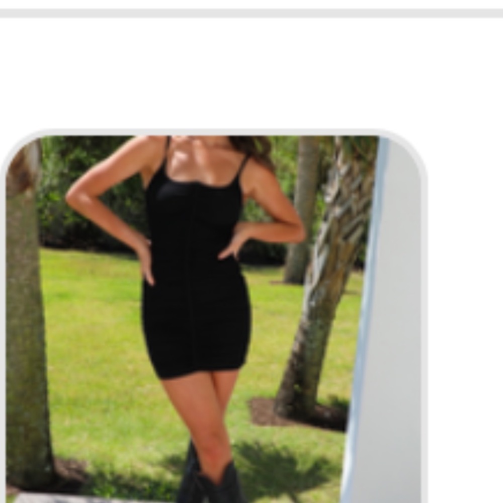 Thrilling appeal black mini dress